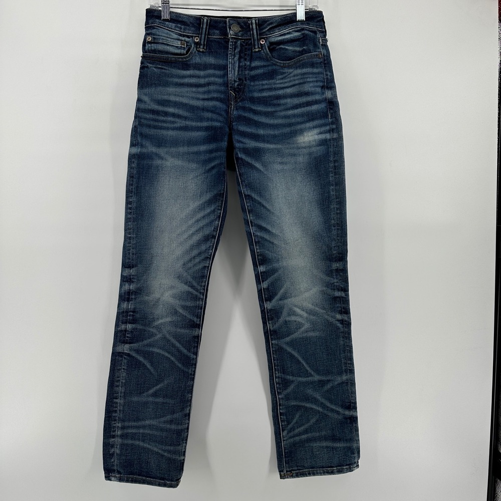 American Eagle Ne(x)t Level Airflex Slim Straight Jeans Dark Wash 28x30 Blue
